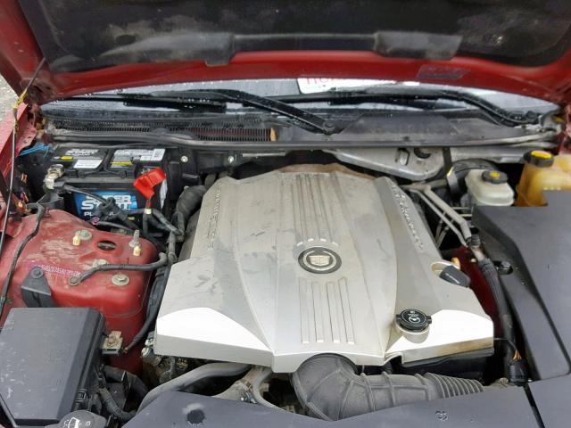 1G6DZ67A580189378 - 2008 CADILLAC STS RED photo 7