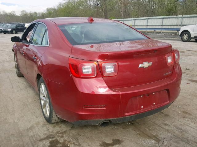 1G11H5SA3DF268746 - 2013 CHEVROLET MALIBU LTZ RED photo 3