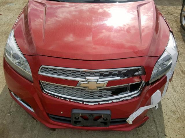 1G11H5SA3DF268746 - 2013 CHEVROLET MALIBU LTZ RED photo 7