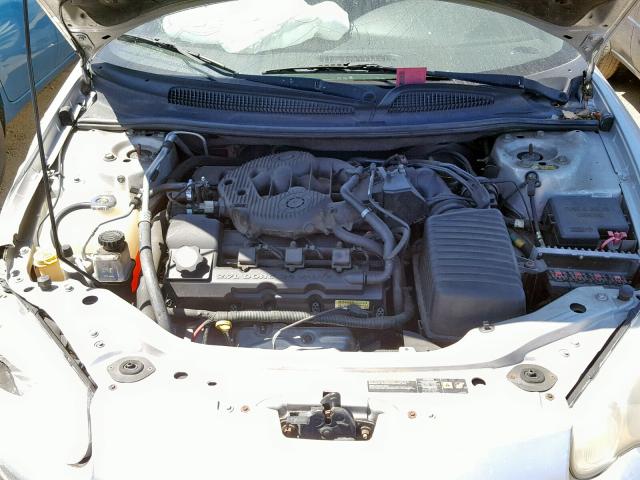 1C3EL55R64N385160 - 2004 CHRYSLER SEBRING LX SILVER photo 7