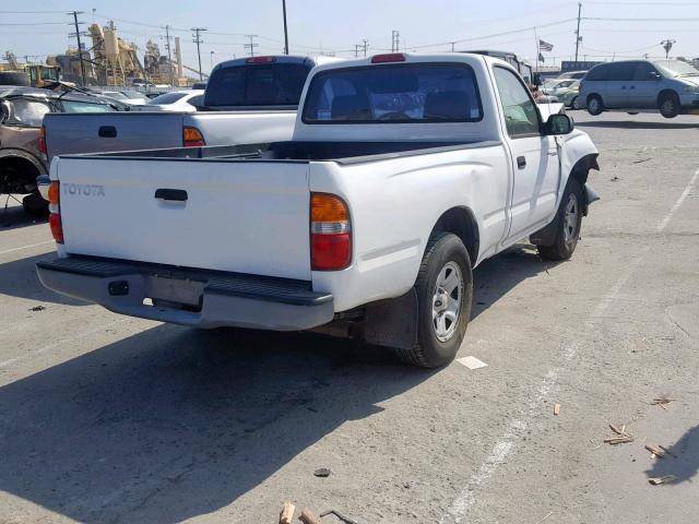 5TENL42N34Z343730 - 2004 TOYOTA TACOMA BEIGE photo 4