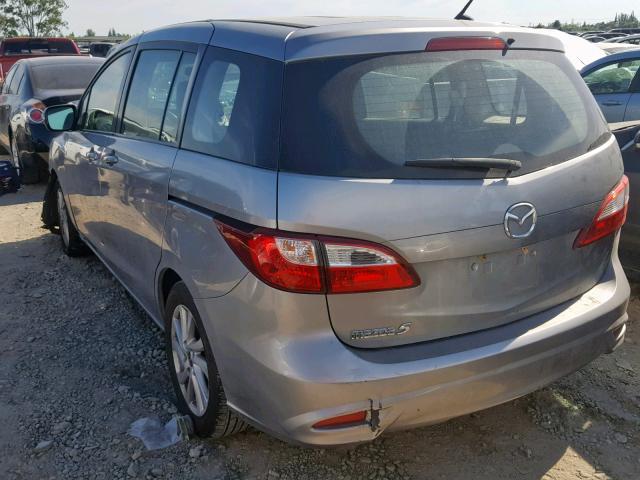 JM1CW2BL0E0164578 - 2014 MAZDA 5 SPORT BLUE photo 3