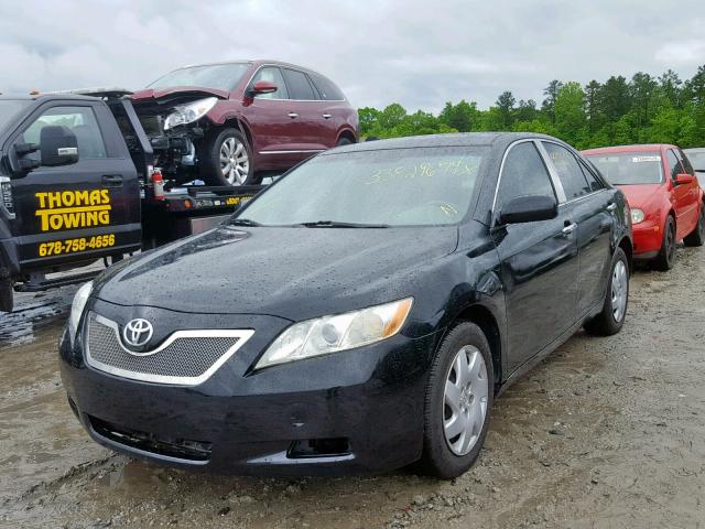4T1BE46K49U322488 - 2009 TOYOTA CAMRY BASE BLACK photo 2