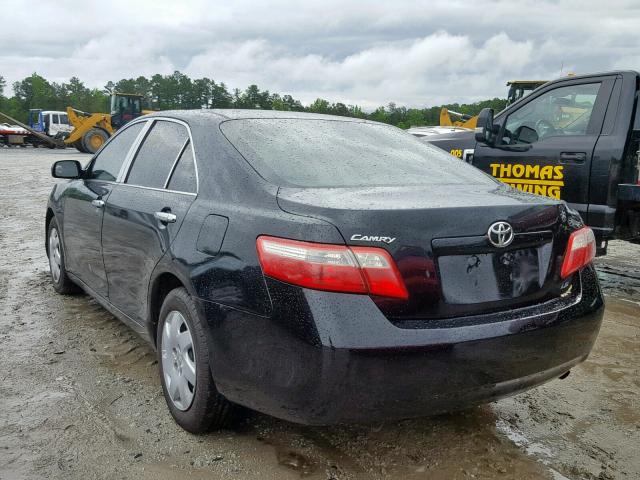4T1BE46K49U322488 - 2009 TOYOTA CAMRY BASE BLACK photo 3