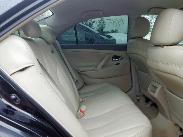 4T1BE46K49U322488 - 2009 TOYOTA CAMRY BASE BLACK photo 6