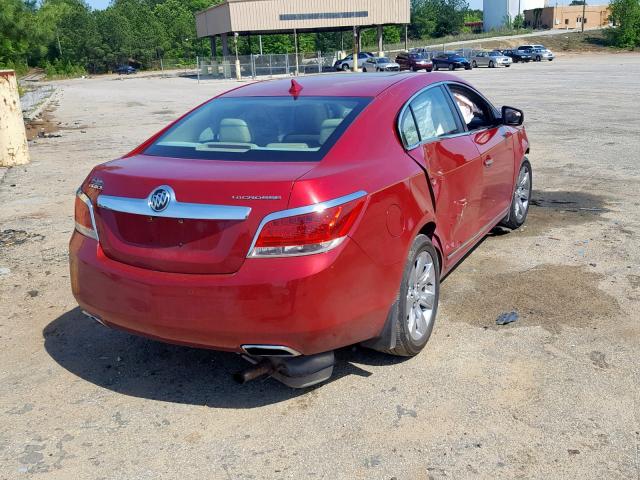 1G4GD5E36CF340964 - 2012 BUICK LACROSSE P RED photo 4