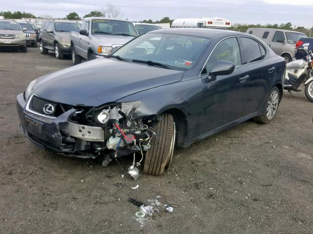 JTHCK262785018603 - 2008 LEXUS IS 250 GRAY photo 2