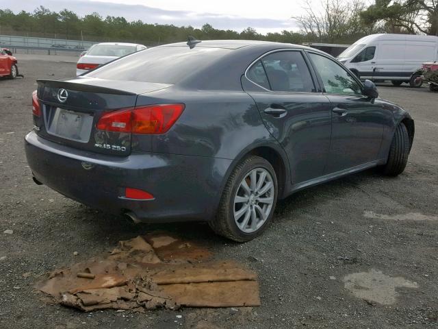 JTHCK262785018603 - 2008 LEXUS IS 250 GRAY photo 4