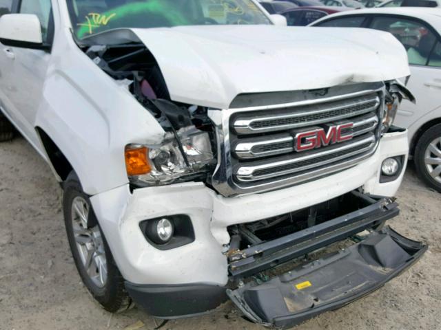 1GTG5CEN1K1171228 - 2019 GMC CANYON SLE WHITE photo 9