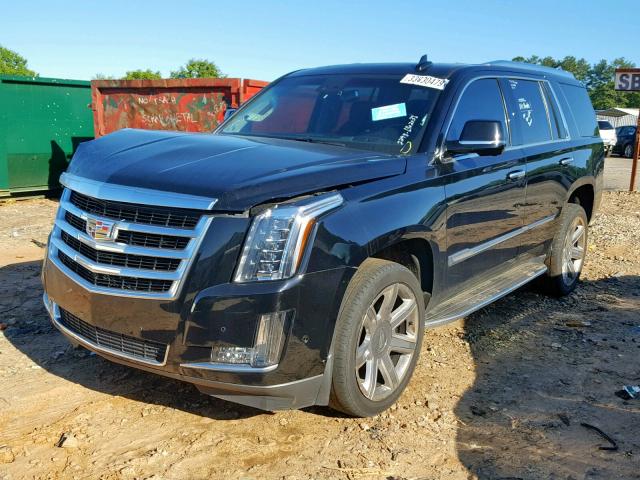 1GYS4BKJ4HR201867 - 2017 CADILLAC ESCALADE L BLACK photo 2