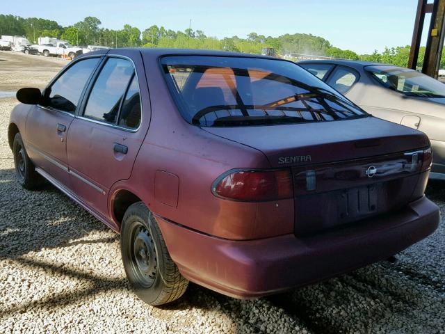 1N4AB41D9SC763259 - 1995 NISSAN SENTRA XE MAROON photo 3