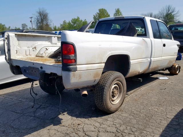 3B7KF23691G217336 - 2001 DODGE RAM 2500 WHITE photo 4