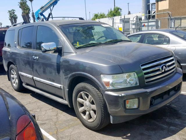 5N3AA08A36N811496 - 2006 INFINITI QX56 GRAY photo 1