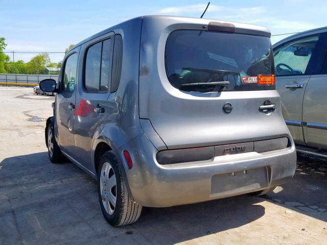 JN8AZ2KRXAT150347 - 2010 NISSAN CUBE BASE GRAY photo 3