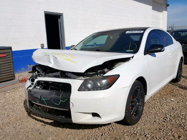 JTKDE167670163414 - 2007 TOYOTA SCION TC WHITE photo 2