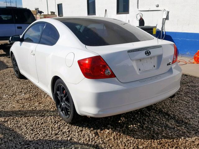 JTKDE167670163414 - 2007 TOYOTA SCION TC WHITE photo 3
