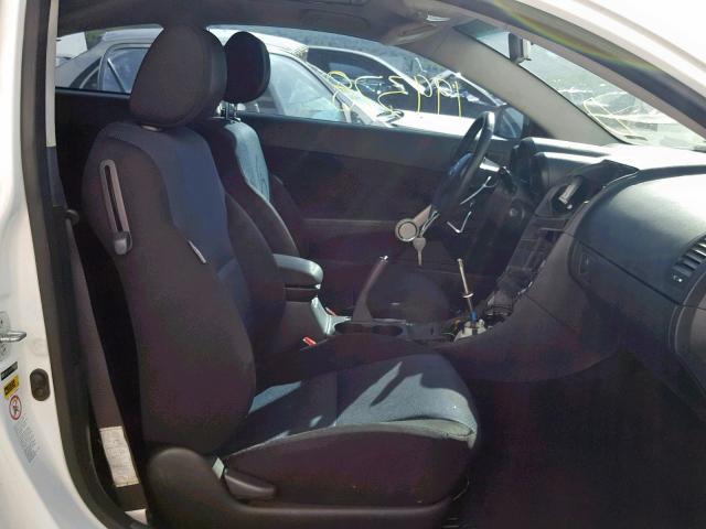JTKDE167670163414 - 2007 TOYOTA SCION TC WHITE photo 5