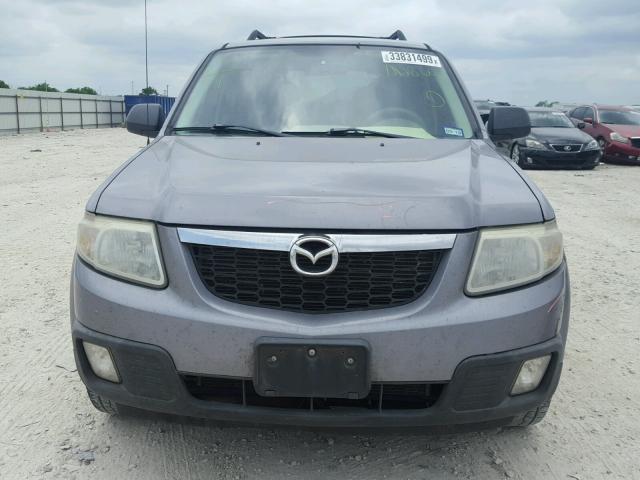 4F2CZ06158KM28665 - 2008 MAZDA TRIBUTE S GRAY photo 9