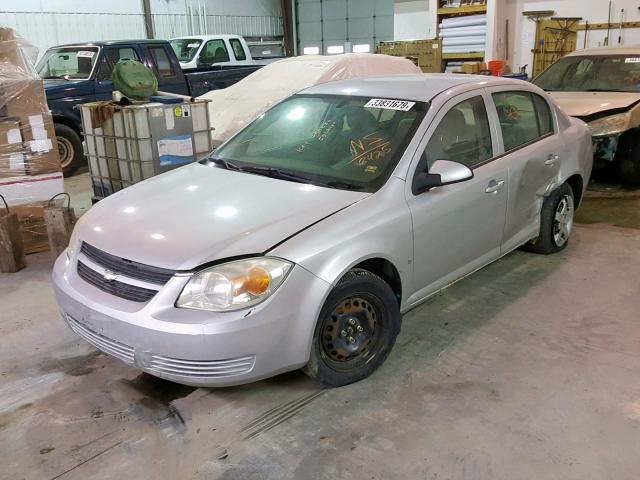 1G1AL58F487108425 - 2008 CHEVROLET COBALT LT SILVER photo 2