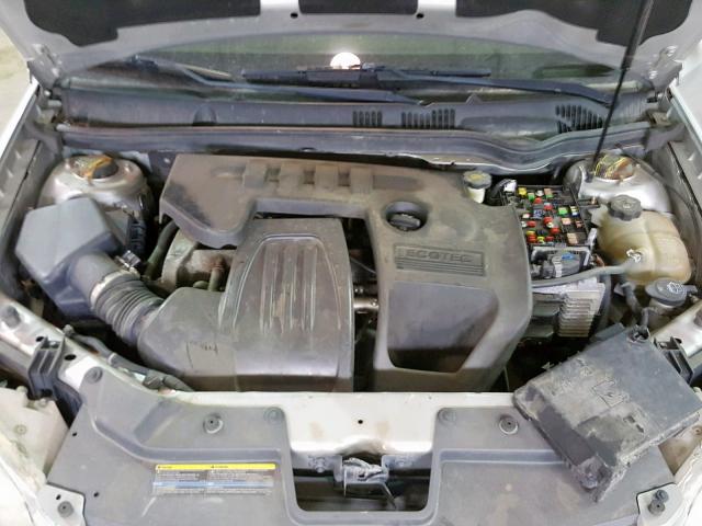 1G1AL58F487108425 - 2008 CHEVROLET COBALT LT SILVER photo 7