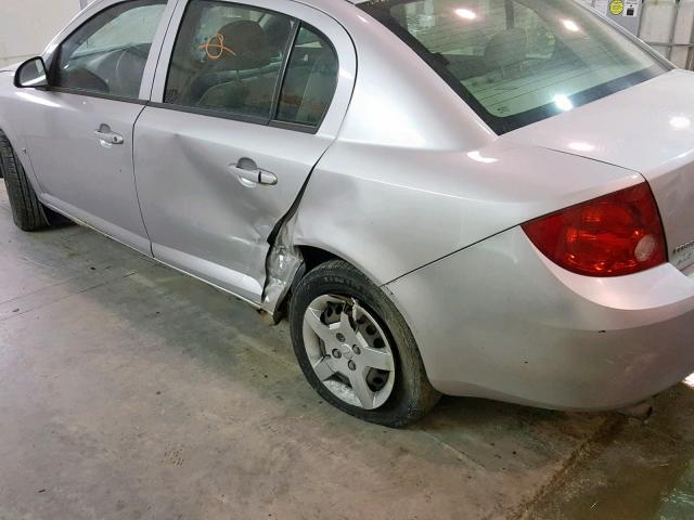 1G1AL58F487108425 - 2008 CHEVROLET COBALT LT SILVER photo 9