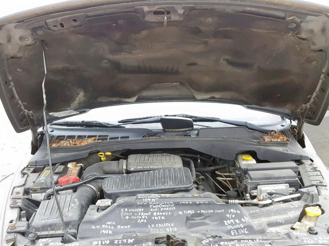 1D4HB38N94F183659 - 2004 DODGE DURANGO ST GRAY photo 7