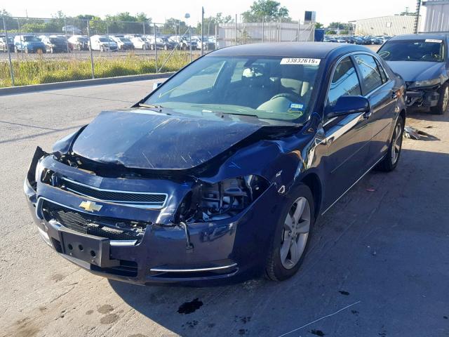 1G1ZC5E18BF109733 - 2011 CHEVROLET MALIBU 1LT 蓝色 照片 2