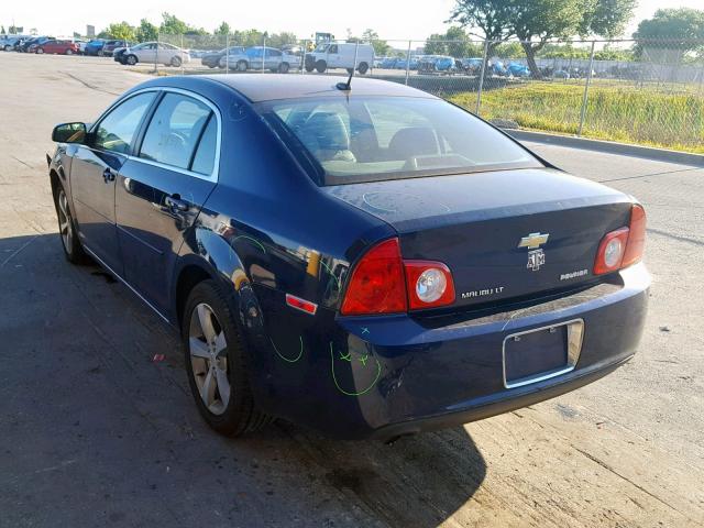 1G1ZC5E18BF109733 - 2011 CHEVROLET MALIBU 1LT 蓝色 照片 3