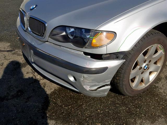 WBAEU33465PR20625 - 2005 BMW 325 XI SILVER photo 9