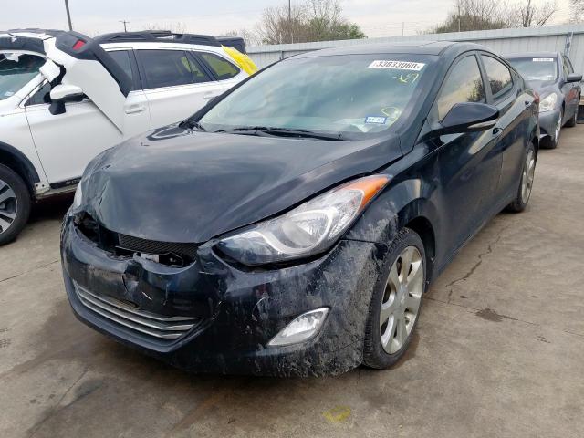 KMHDH4AE9CU242404 - 2012 HYUNDAI ELANTRA GLS  photo 2