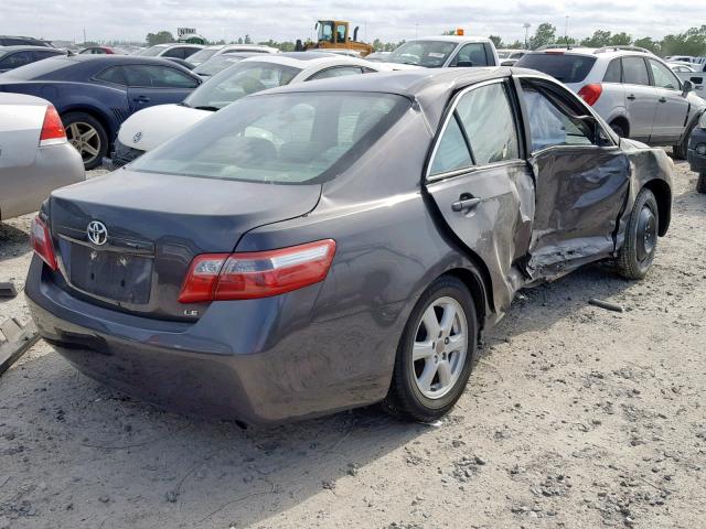 4T4BE46K38R024034 - 2008 TOYOTA CAMRY CE GRAY photo 4