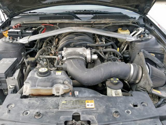 1ZVHT82H585146255 - 2008 FORD MUSTANG GT GRAY photo 7