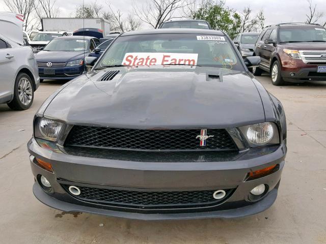 1ZVHT82H585146255 - 2008 FORD MUSTANG GT GRAY photo 9