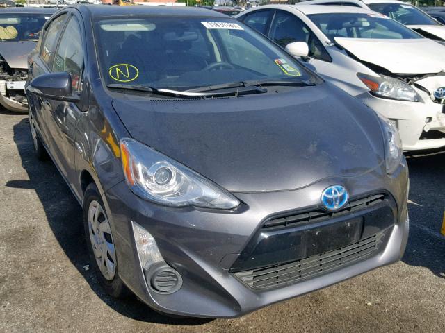 JTDKDTB38F1090507 - 2015 TOYOTA PRIUS C GRAY photo 1