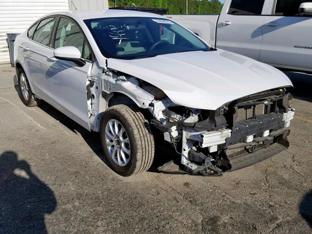 3FA6P0G77GR198987 - 2016 FORD FUSION S WHITE photo 1