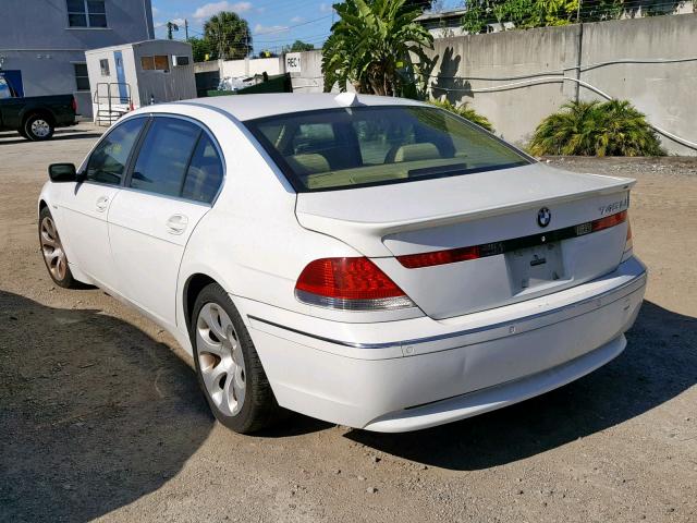 WBAGN63544DS52355 - 2004 BMW 745 LI WHITE photo 3