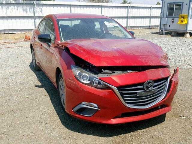 JM1BM1T78F1262007 - 2015 MAZDA 3 SV RED photo 1