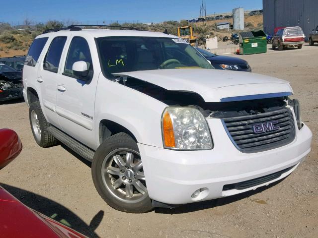 1GKFK13047J104974 - 2007 GMC YUKON WHITE photo 1