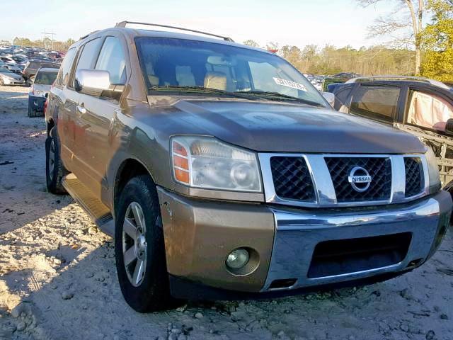 5N1AA08AX4N708176 - 2004 NISSAN ARMADA SE GOLD photo 1