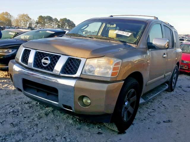 5N1AA08AX4N708176 - 2004 NISSAN ARMADA SE GOLD photo 2