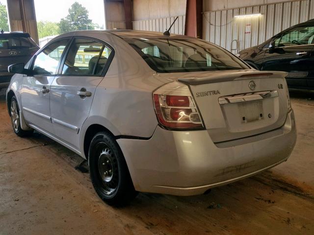 3N1AB6APXBL628721 - 2011 NISSAN SENTRA 2.0 GRAY photo 3