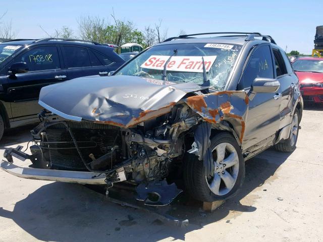 5J8TB18557A017685 - 2007 ACURA RDX TECHNO GRAY photo 2