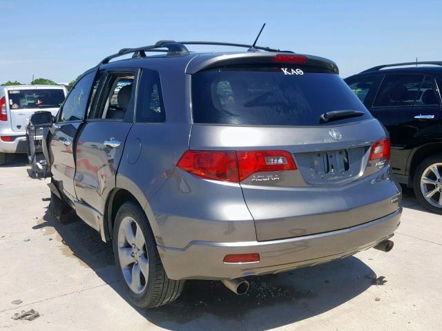 5J8TB18557A017685 - 2007 ACURA RDX TECHNO GRAY photo 3