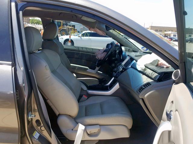 5J8TB18557A017685 - 2007 ACURA RDX TECHNO GRAY photo 5