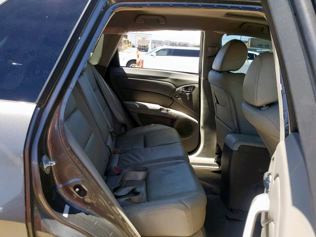 5J8TB18557A017685 - 2007 ACURA RDX TECHNO GRAY photo 6