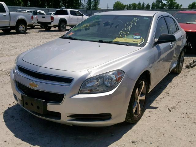 1G1ZA5E01CF354646 - 2012 CHEVROLET MALIBU LS SILVER photo 2