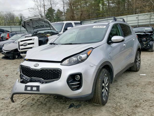 KNDPNCAC9J7363190 - 2018 KIA SPORTAGE E SILVER photo 2