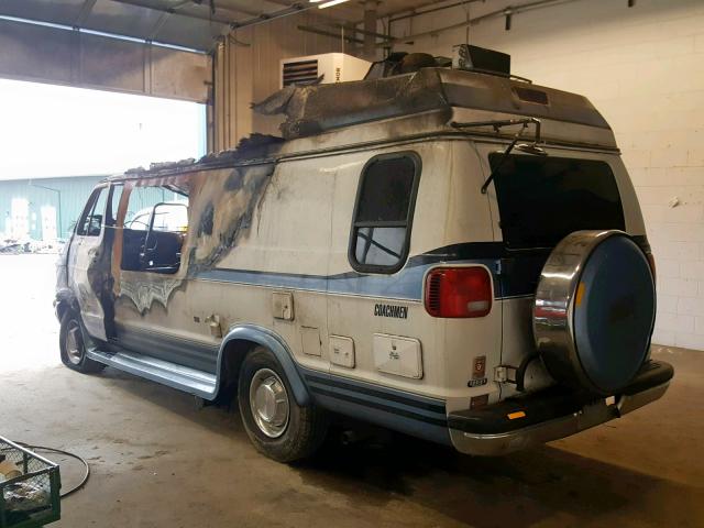 2B6KB31Z4TK166868 - 1996 DODGE RAM VAN B3 WHITE photo 3