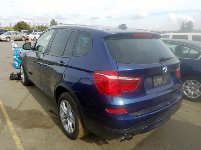 5UXWX7C59H0U42775 - 2017 BMW X3 XDRIVE35I  photo 3