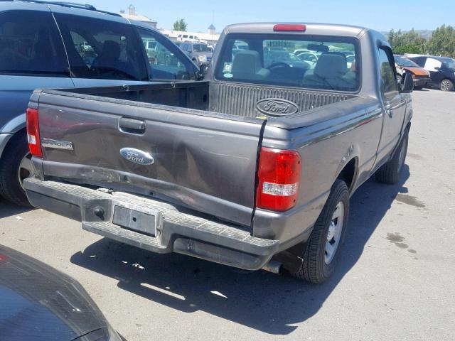 1FTYR10D76PA78471 - 2006 FORD RANGER GRAY photo 4